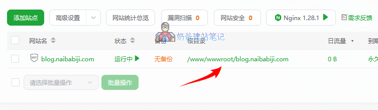 宝塔网站根目录