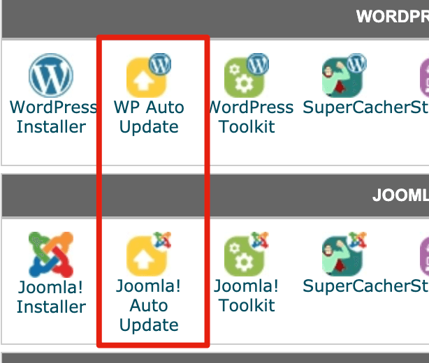 cPanel网站自动更新