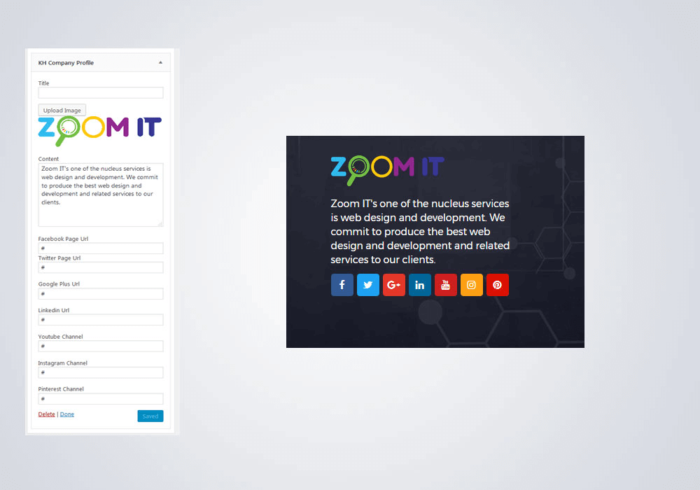 Footer widget bundle页脚小工具