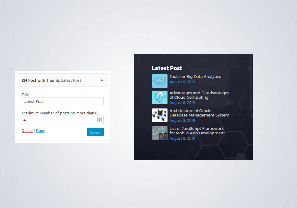 Footer widget bundle页脚小工具