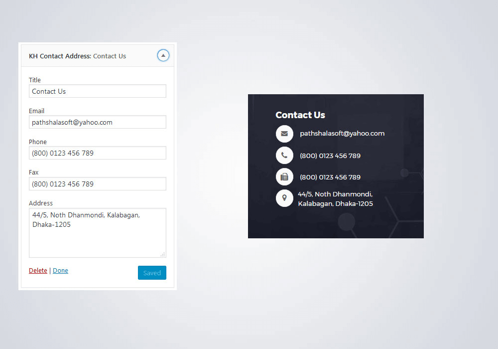 Footer widget bundle页脚小工具