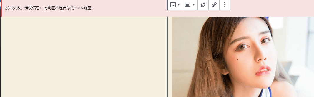 发布失败。错误信息:此响应不是合法的JSON响应。