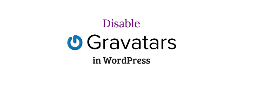 disable Gravatar