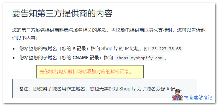 Shopify域名设置教程