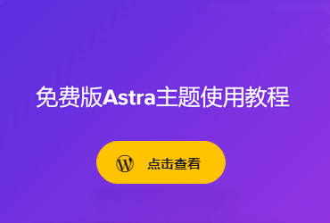 Astra免费版使用教程