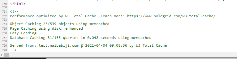 w3 total cache缓存源代码