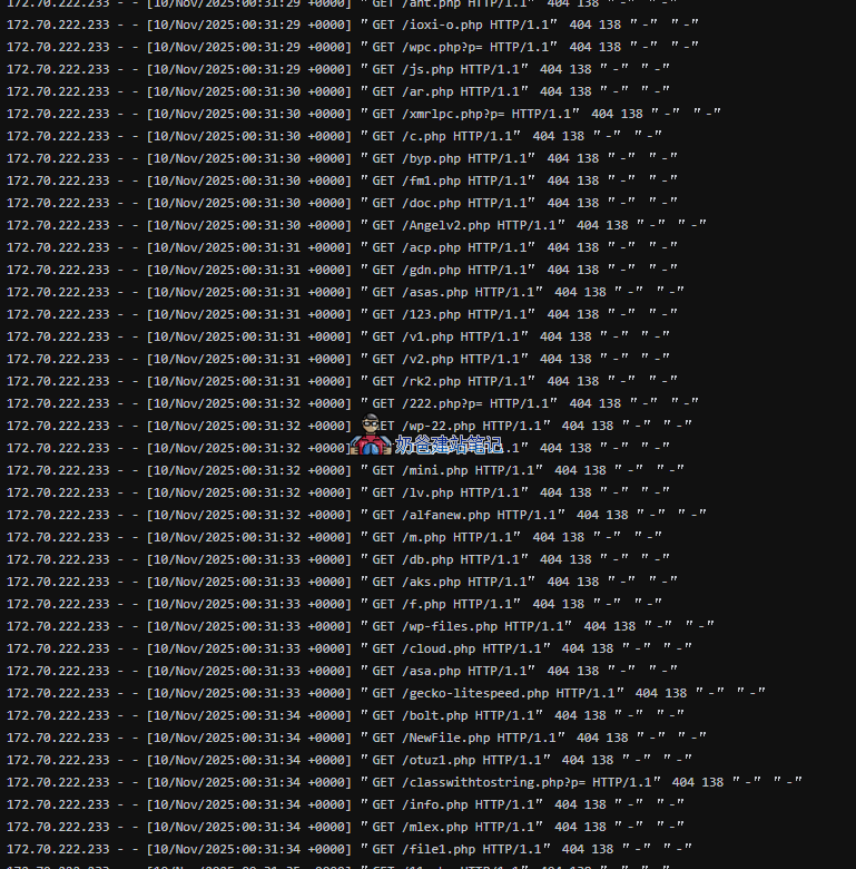 宝塔网站访问日志