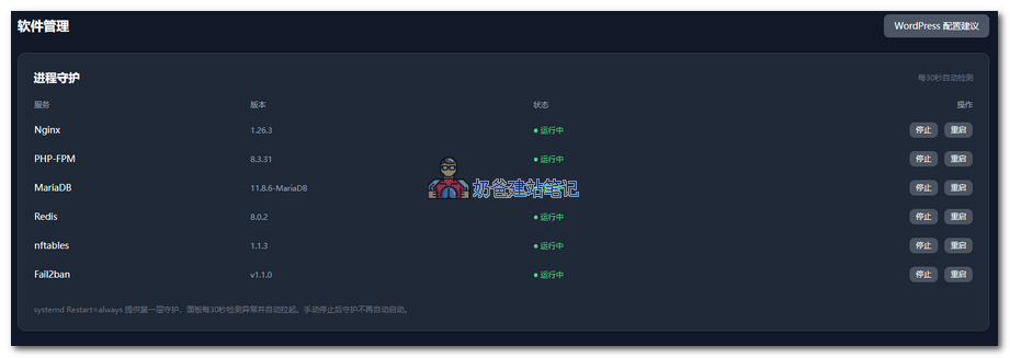 WP PANEL软件管理
