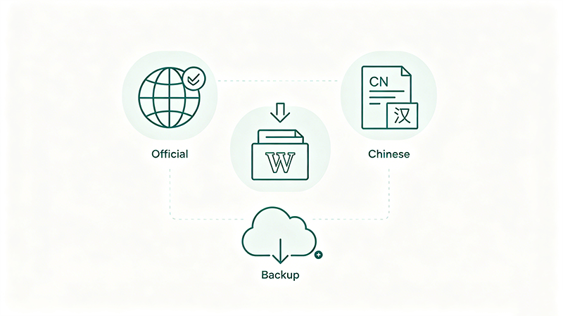 获取 WordPress 安装包